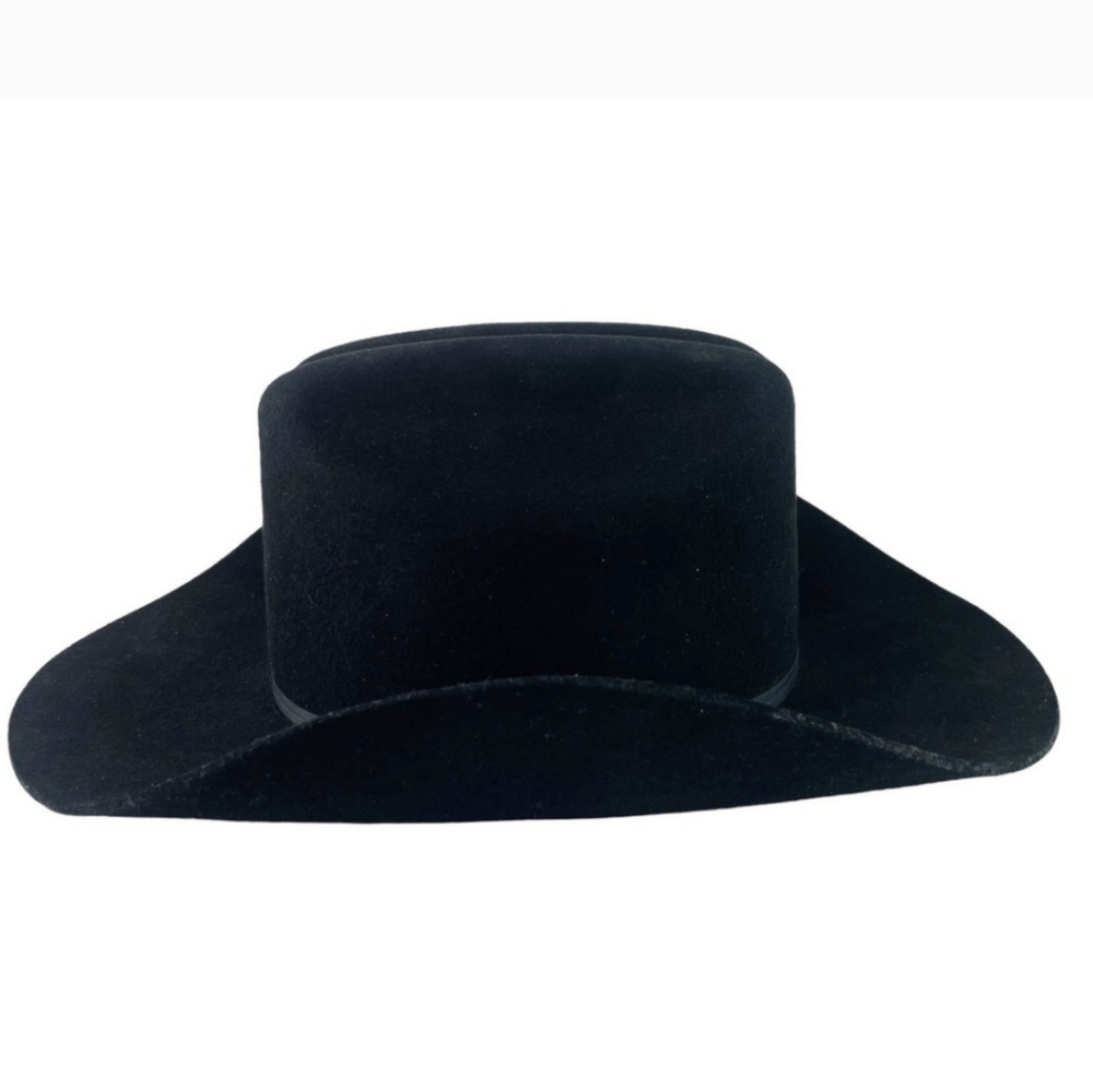 Eddy Bros Scottsdale Cowboy Western Hat Cattleman Crown Fur Blend Black 6 7/8